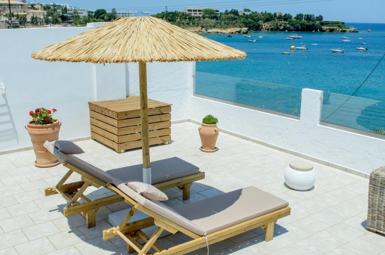 Laia Seafront Luxury Apartments Agia Pelagia  Bagian luar foto